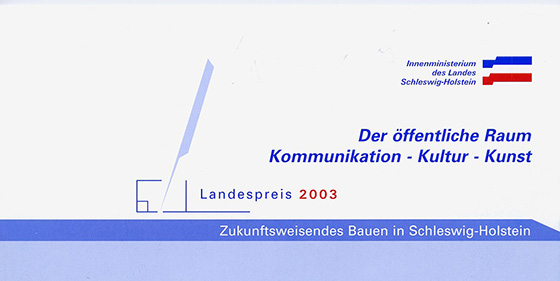 TWOWORKS Landschaftsarchitekt Umweltingenieur - Auszeichnung für „Zukunftsweisendes Bauen in Schleswig - Holstein" Jahr 2003 Projekt. Geesthacht an die Elbe !